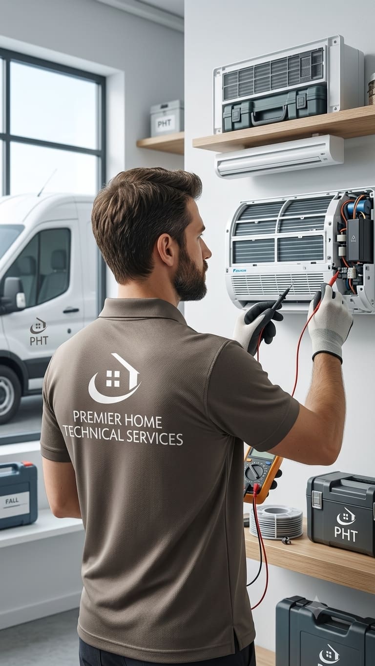 AC repair Dubai technician servicing air conditioning unit